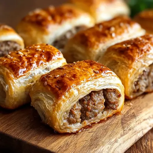 Meaty Sausage Rolls – The Snack That Disappears Before They Cool