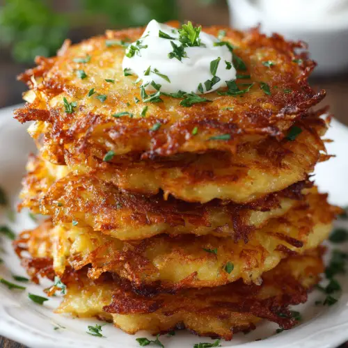 The Crispiest Potato Latkes (Just Like Grandma Made)