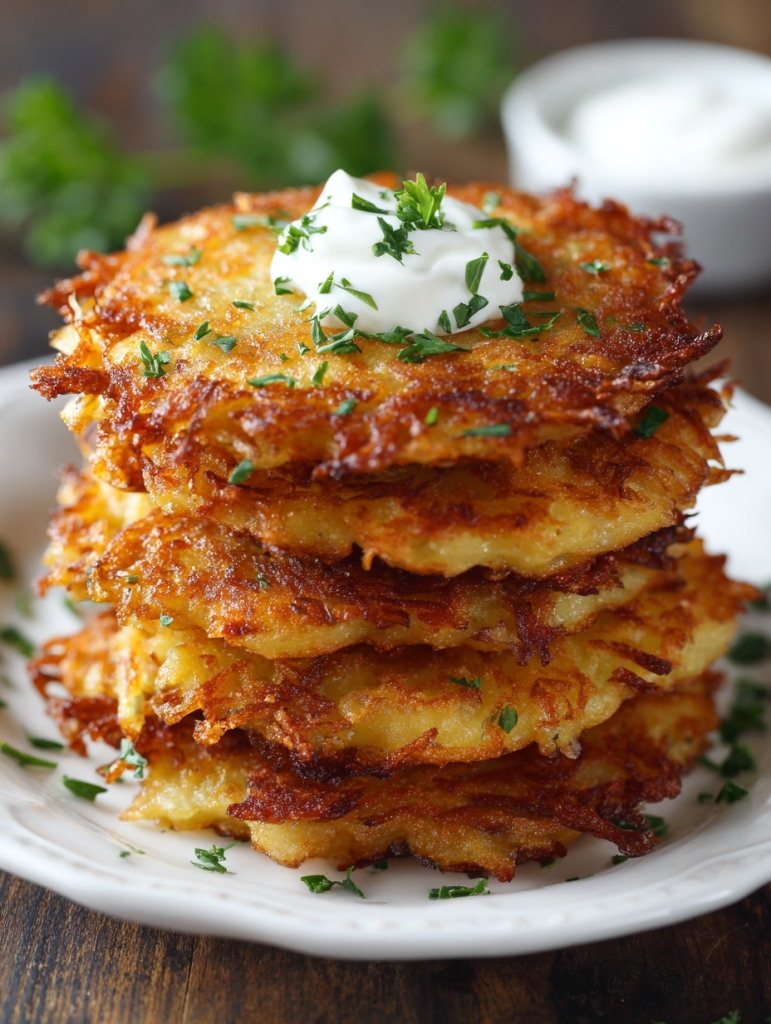 The Crispiest Potato Latkes (Just Like Grandma Made)