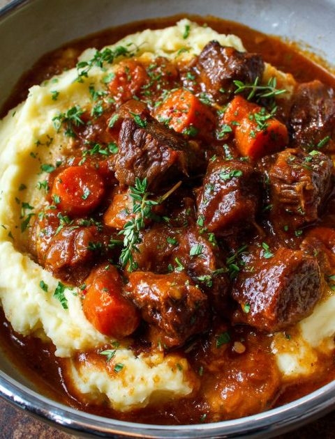 Slow Cooker Beef Bourguignon: Cozy French Comfort, Midwest Style