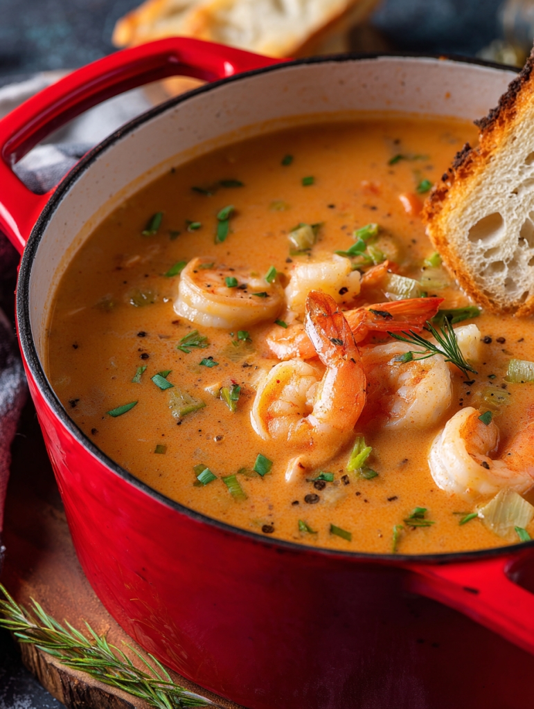 Crab and Shrimp Seafood Bisque — Creamy, Cozy, and Just a Little Fancy