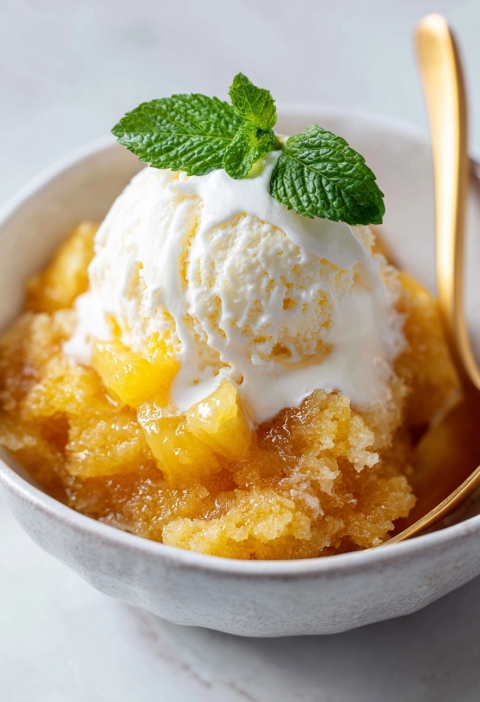 Slow Cooker 3-Ingredient Pineapple Dump Cake