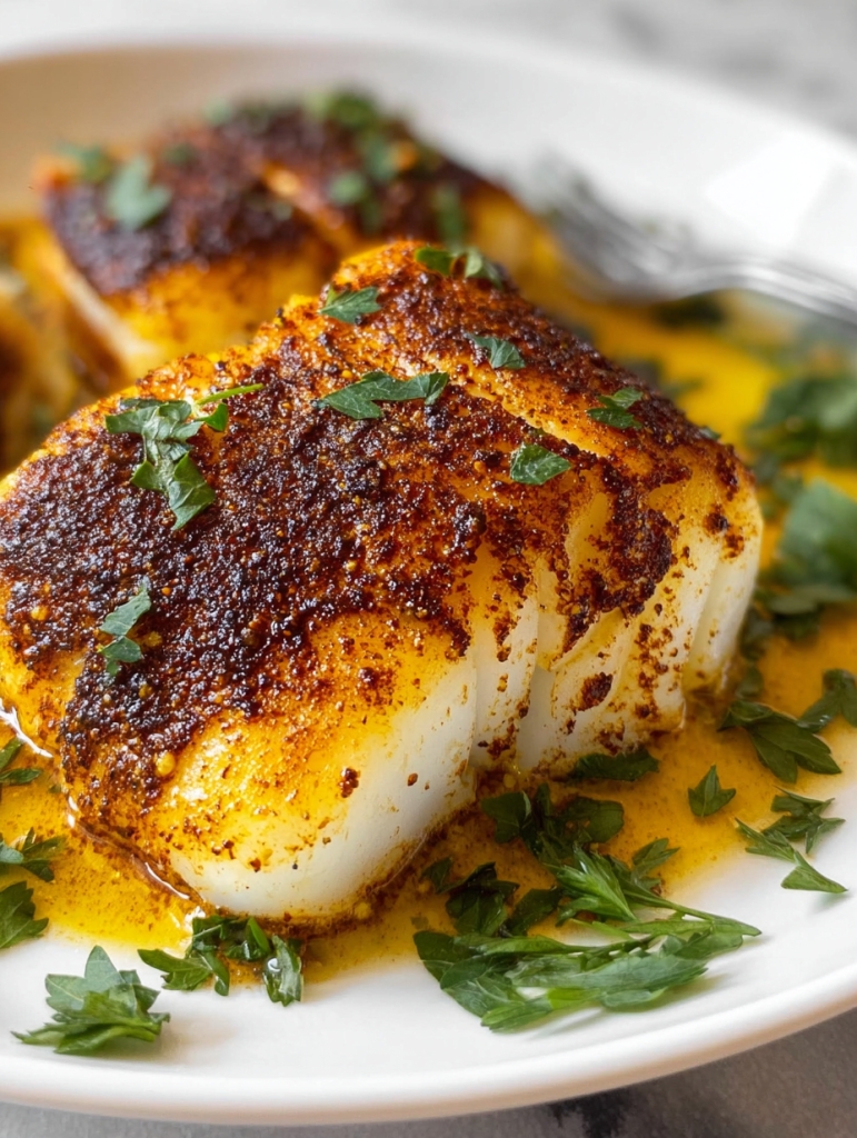 Baked Blackened Cod