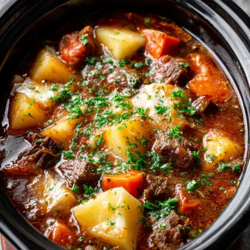Slow Cooker Beef and Potato Stew