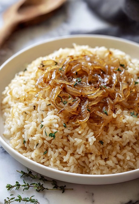 Southern French Onion Butter Rice