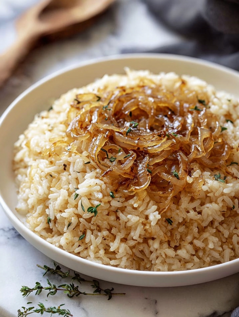 Southern French Onion Butter Rice