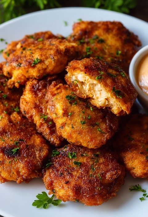Crispy Chicken Fritters – Just Like Grandma Used to Make (Only Quicker)