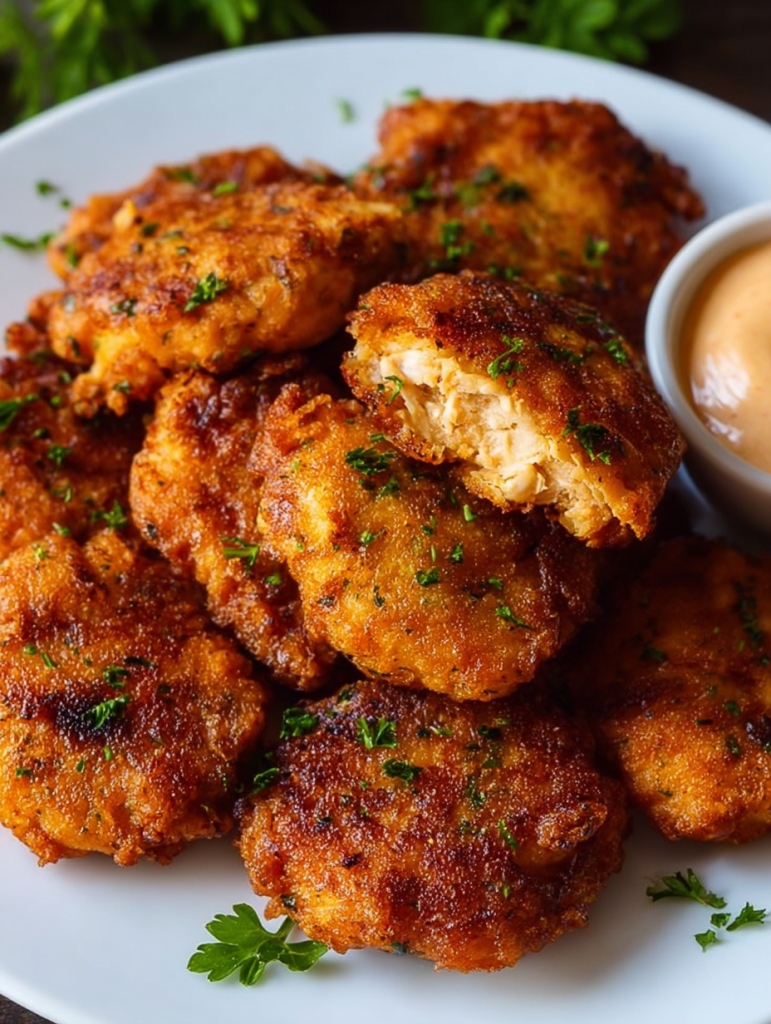 Crispy Chicken Fritters – Just Like Grandma Used to Make (Only Quicker)