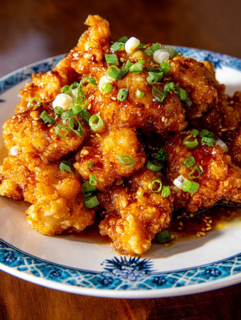Savory Honey Garlic Fried Chicken