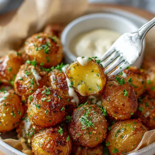 Mustard Potato Poppers – Crispy, Tangy, and Seriously Habit-Forming