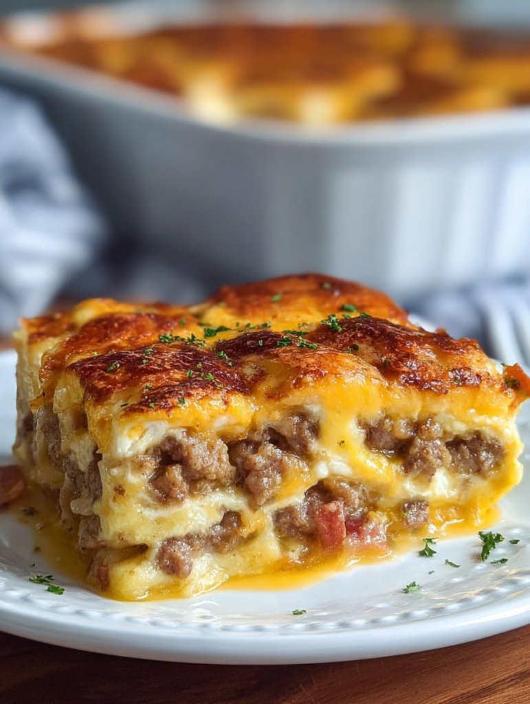 Pancake Sausage Casserole – A Midwest Morning Classic