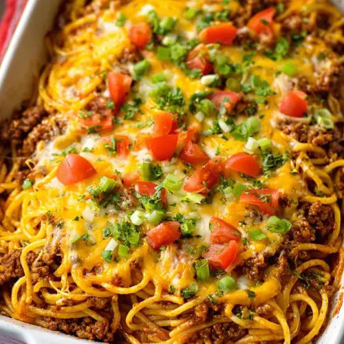 Taco Spaghetti Bake: A Cheesy, Bold Twist on a Weeknight Favorite