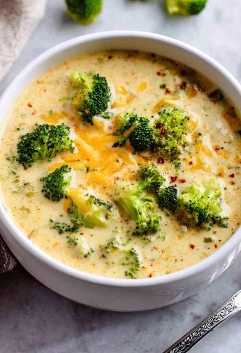 A Bowl of Warmth: My Favorite Slow Cooker Cheesy Broccoli Soup