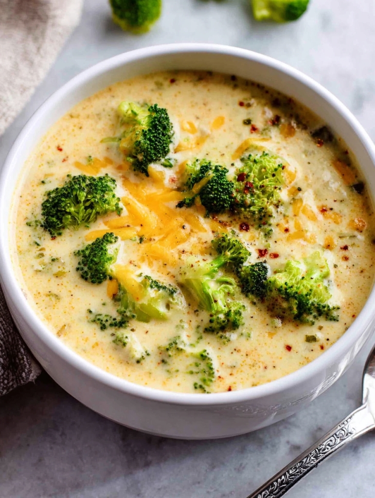 A Bowl of Warmth: My Favorite Slow Cooker Cheesy Broccoli Soup