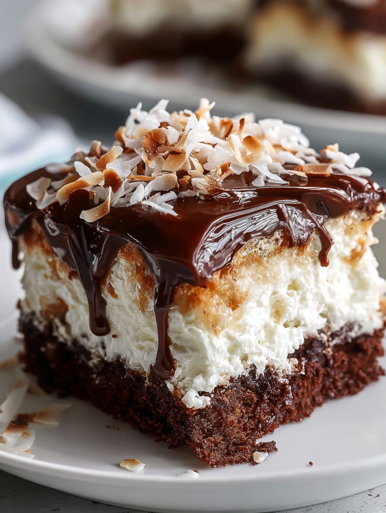 This Mounds Poke Cake Is Basically a Hug in a Pan (And Yes, It Starts With a Box Mix)