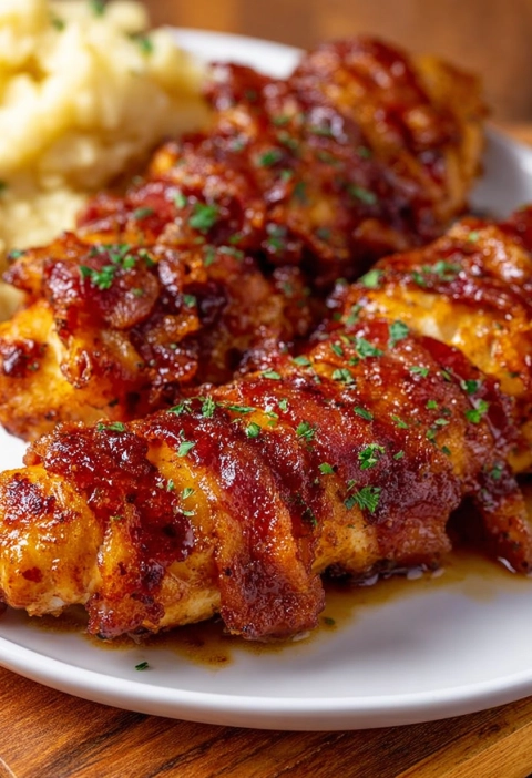 Bacon Brown Sugar Chicken Tenders: Sweet, Smoky, and Utterly Addictive