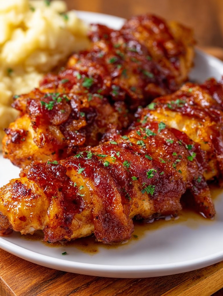 Bacon Brown Sugar Chicken Tenders: Sweet, Smoky, and Utterly Addictive