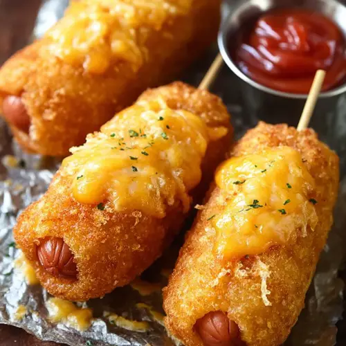 Cheesy Corn Dog Bites: A Fairground Favorite, Straight From My Fryer