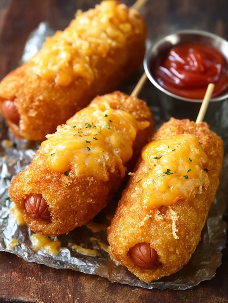 Cheesy Corn Dog Bites: A Fairground Favorite, Straight From My Fryer