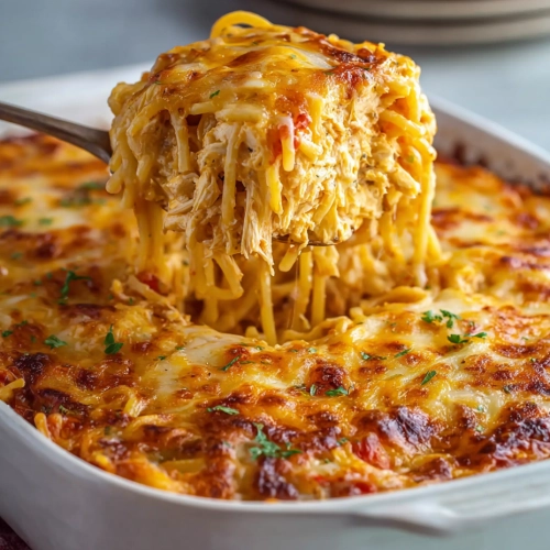Chicken Spaghetti Bake — The Casserole That Feeds a Crowd and Mends a Mood