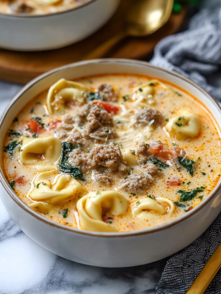 This Cozy Tortellini Soup Is Like Wrapping Up in a Wool Blanket — But Way Tastier