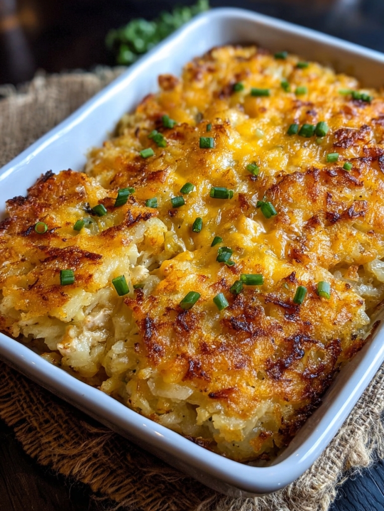 That One Casserole Everyone Asks Me About: Chicken Hashbrown Casserole
