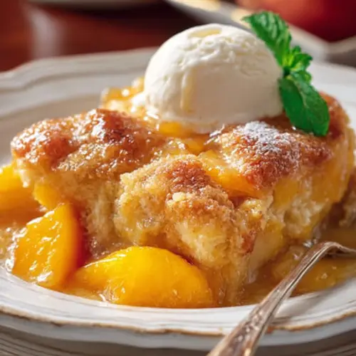 Tennessee Peach Pudding: A Southern Hug in Dessert Form