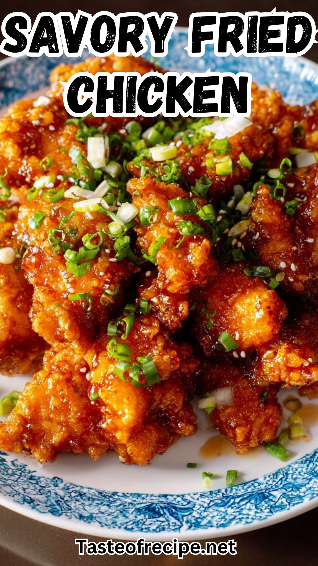 Savory Honey Garlic Fried Chicken