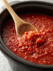 Slow Cooker Tomato Parmesan Soup