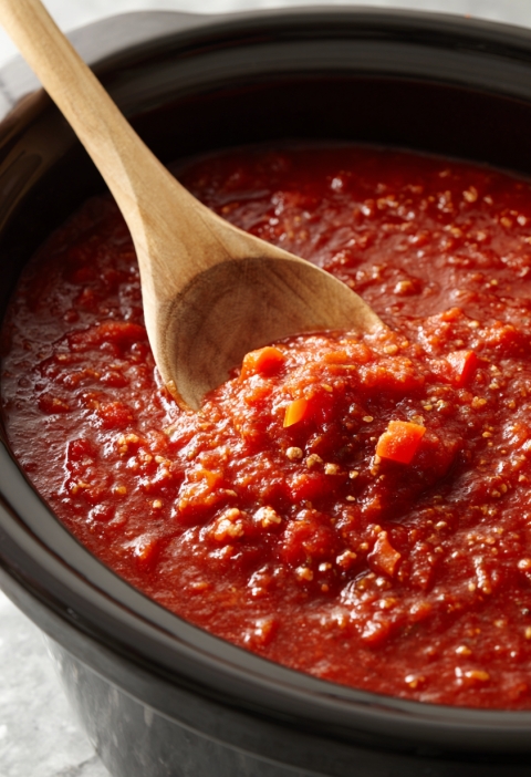Slow Cooker Freezer Spaghetti Sauce