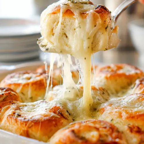 Stuffed Garlic Cream Cheese Rolls