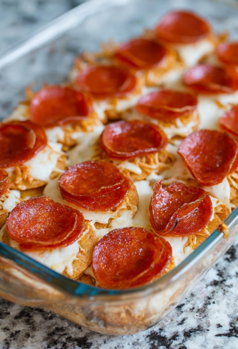 Pepperoni Pizza Crackers: When You Want Pizza... Without Making Pizza