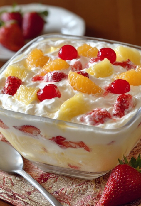 Grandma’s Chilled Fruit Delight: A Cold Slice of Pure Summer Joy
