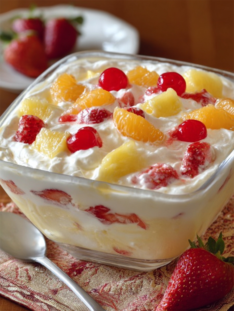 Grandma’s Chilled Fruit Delight: A Cold Slice of Pure Summer Joy