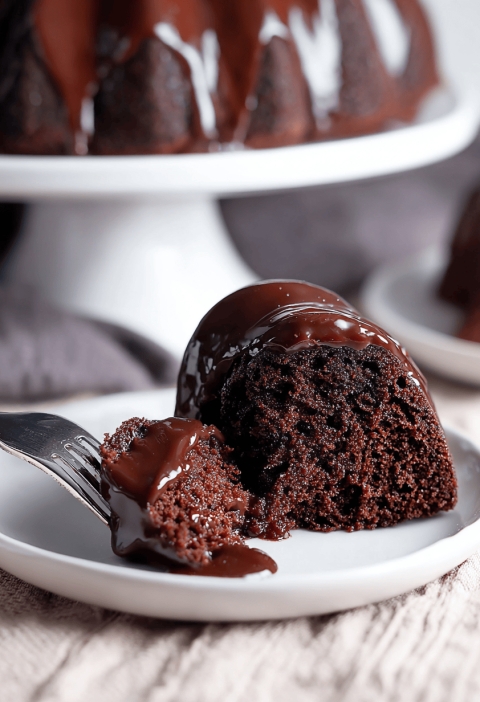 Deep Dark Secret Chocolate Cake (With Ganache, Of Course!)
