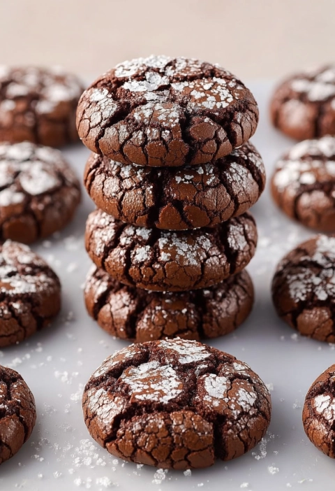 Chocolate Crinkle Cookies