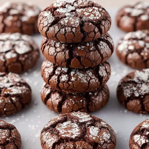 Chocolate Crinkle Cookies