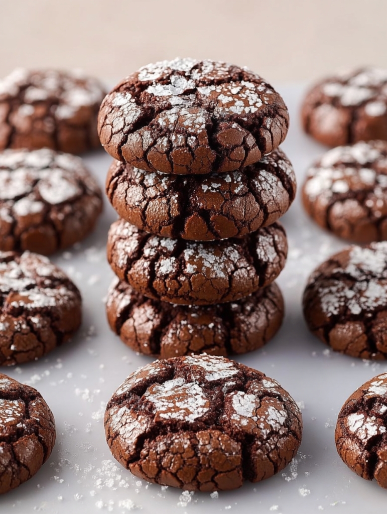 Chocolate Crinkle Cookies