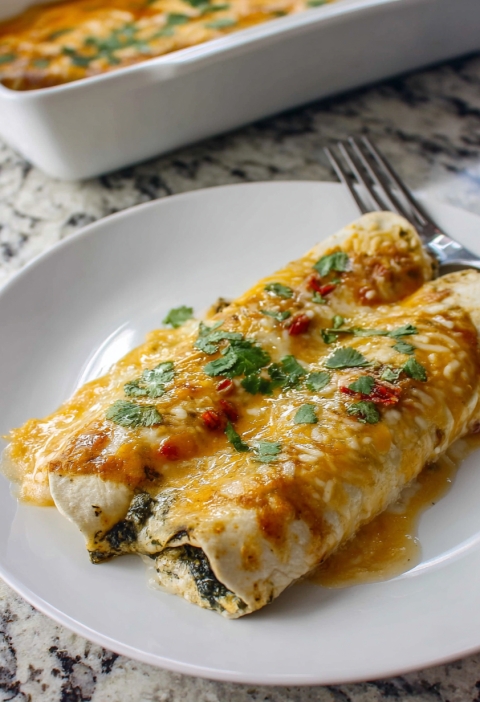 These Spinach & Cheese Enchiladas Might Just Be the Best Thing I’ve Made All Month