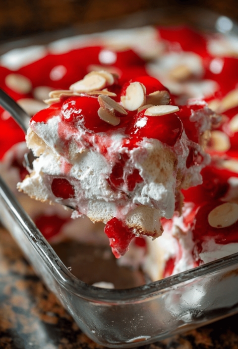 Heaven on Earth Cake (A.K.A. Cherry Angel Trifle)