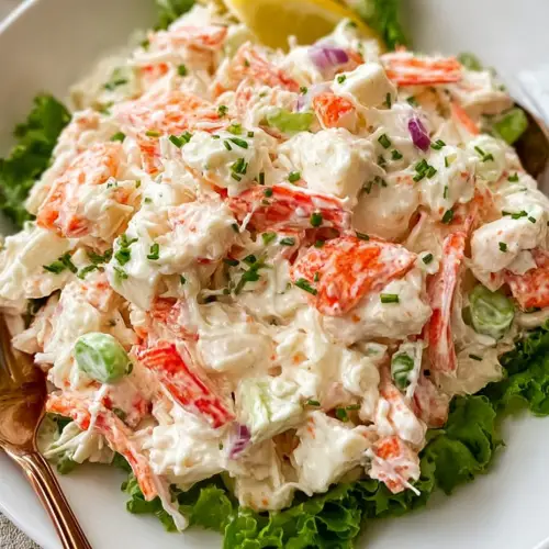 Creamy Seafood Salad with Imitation Crab