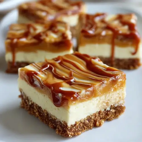 These Caramel Cheesecake Bars Don’t Play Around