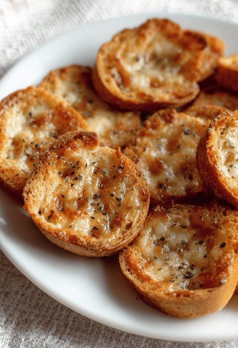 Sandwich Crust Garlic Rolls