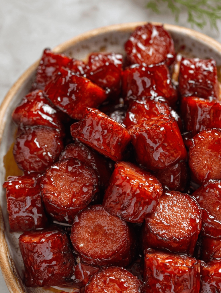 Sweet, Sticky, and a Little Sassy: Candied Kielbasa Bites for Your Next Get-Together