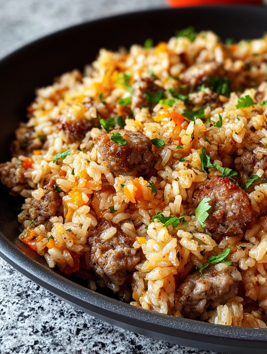 Italian Sausage and Rice Skillet Recipe