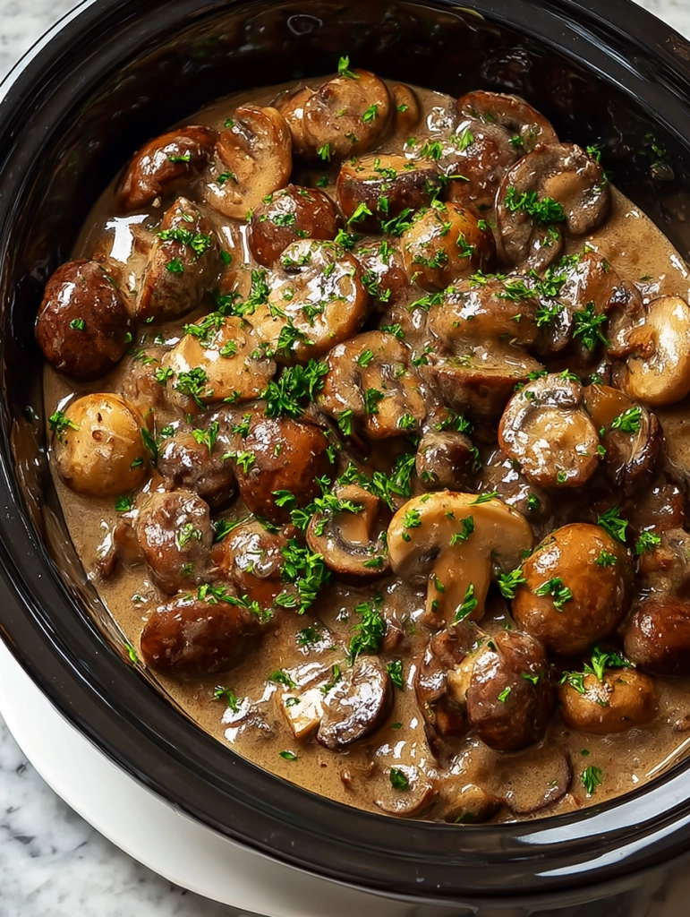 Slow Cooker Mushroom Stroganoff: Comfort in a Bowl (Hold the Beef)