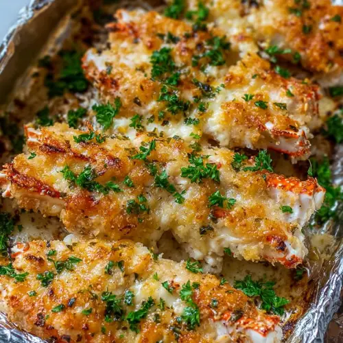 Baked Crab Legs with Butter Sauce