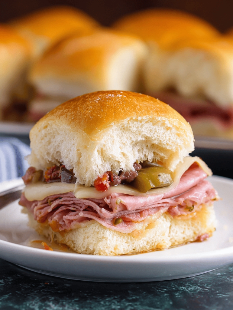 Muffuletta Sliders — Big Easy Flavor in Every Bite