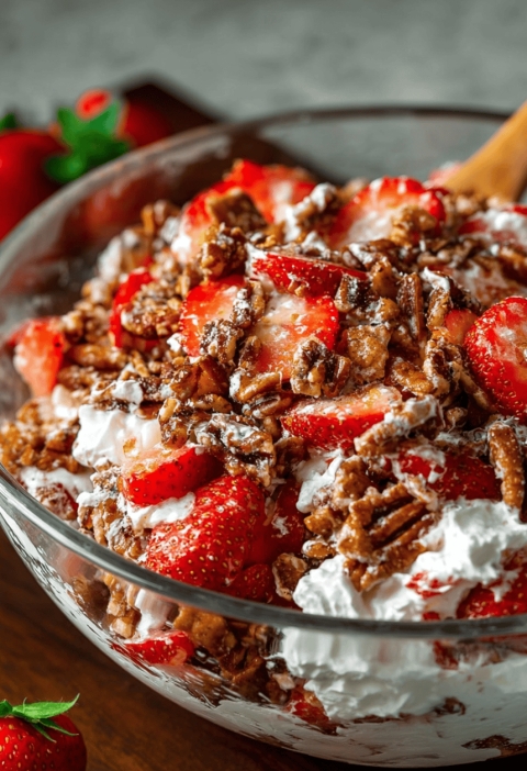 Strawberry Crackle Salad