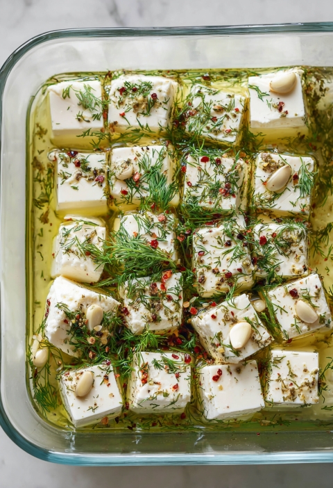 My Ridiculously Simple Marinated Cheese Plate (That Everyone Thinks Took Hours)